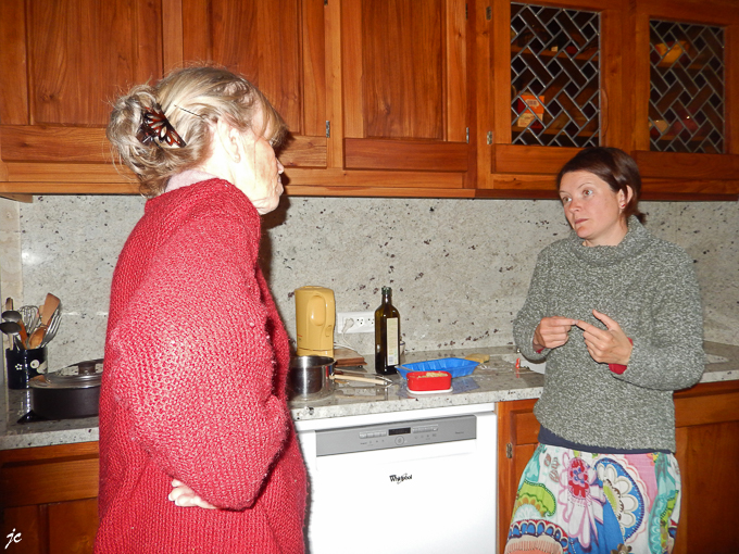 Simone et Cathy à La Genaudière