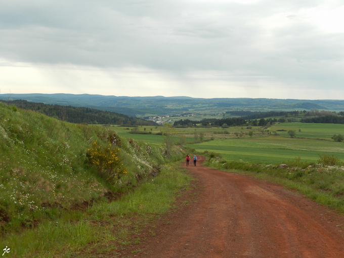 la piste ocre