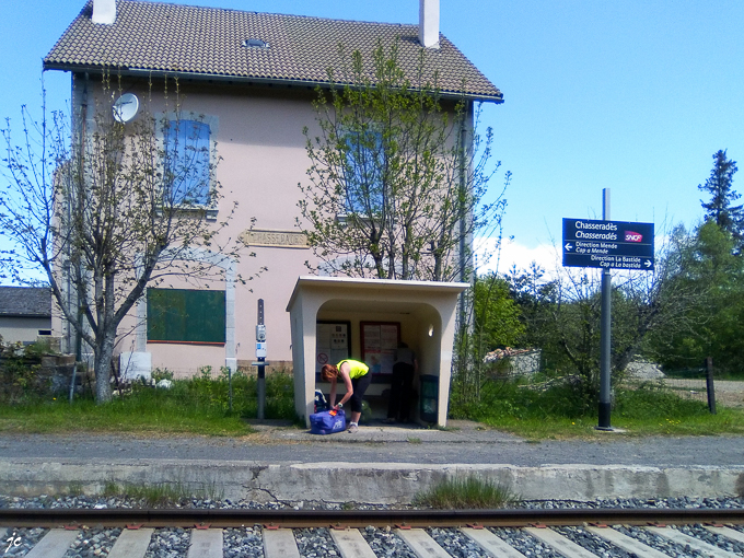 la gare de Chasseradès