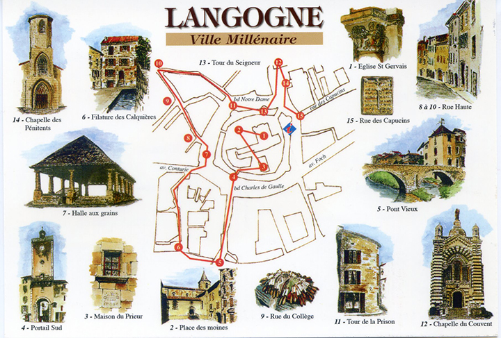 le circuit du patrimoine de Langogne