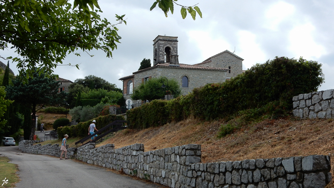 l'ancienne église de Sampzon