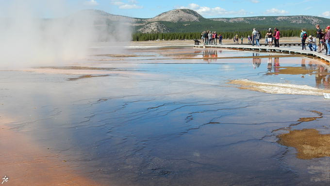 dans le Yellowstone national park, Grand Prismatic Spring