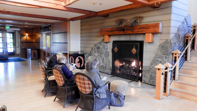 dans le Yellowstone national park, Old Faithful Snow Lodge
