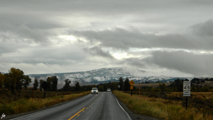 le paysage d'hiver à Grand Teton