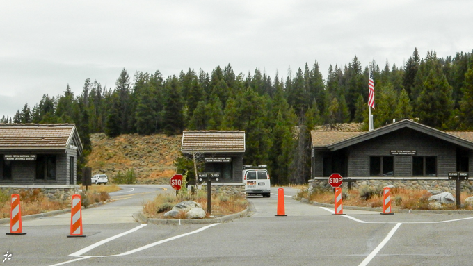 l'entrée Moran du Grand Teton National park