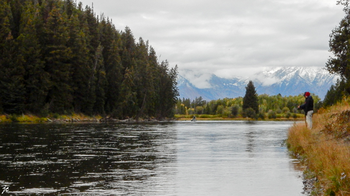 le long de la Snake river
