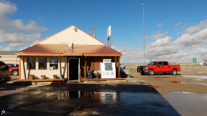 sur l'US 191, à Eden dans le Wyoming, la station service