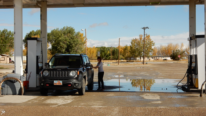 sur l'US 191, à Eden dans le Wyoming, Magali