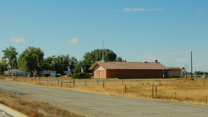 sur l'US 191, à Eden dans le Wyoming, une église