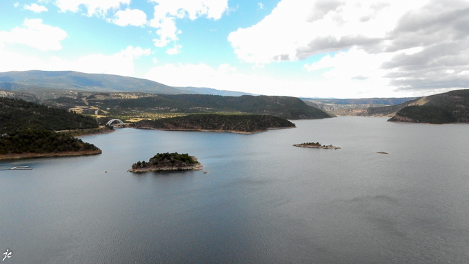 sur l'US 191, Comté de Daggett dans l'Utah, le Flaming Gorge reservoir
