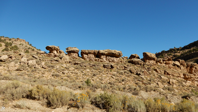 sur la 9 Mile Canyon road dans le comté de Duchesne en Utah, la piste 10 km