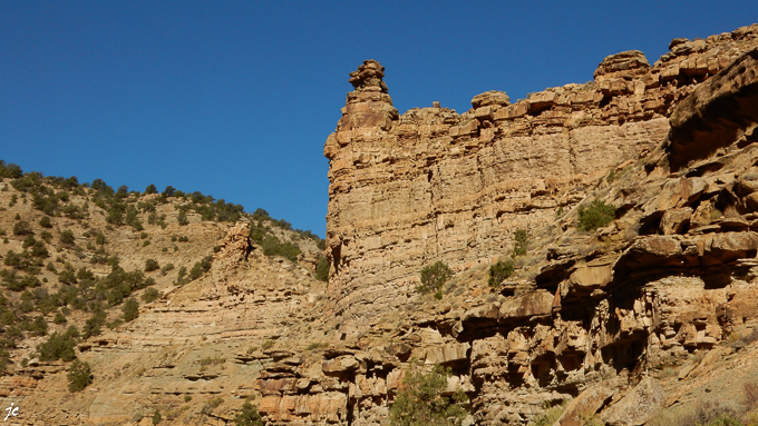 sur la 9 Mile Canyon road dans le comté de Duchesne en Utah, la piste 10 km