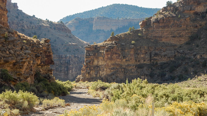 sur la 9 Mile Canyon road dans le comté de Duchesne en Utah