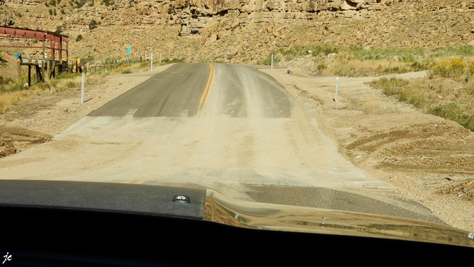 sur la 9 Mile Canyon road dans le comté de Duchesne en Utah, le dip