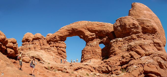 dans Arches National park, Turret Arch