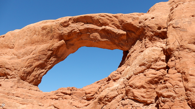 dans Arches National park, the Windows, South Window