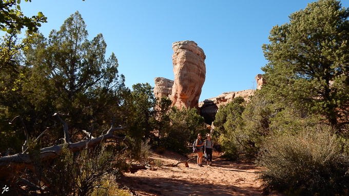 dans Arches National park, Broken Arch Loop
