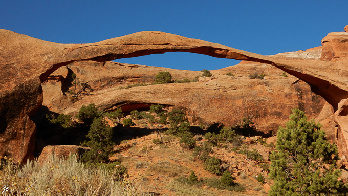 dans Arches National park, Landscape Arch