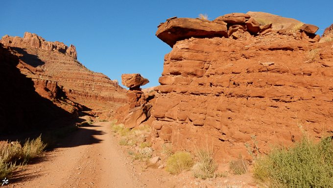 en route pour le Dead Horse Point State park par la piste Long Canyon road