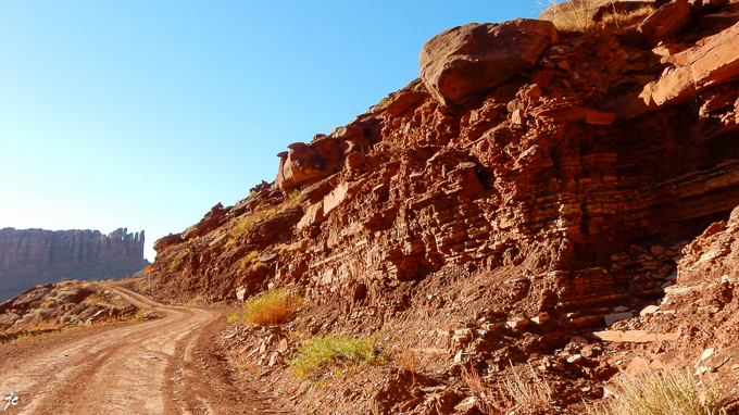 en route pour le Dead Horse Point State park par la piste