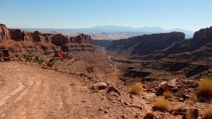 en route pour le Dead Horse Point State park par la piste Long Canyon road