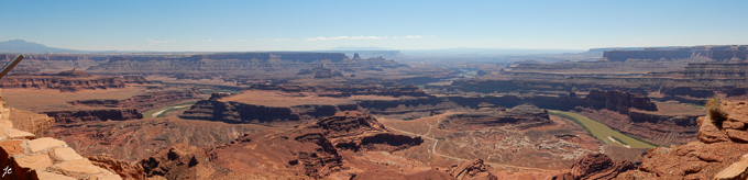 dans le Dead Horse Point state park, le canyon du Colorado
