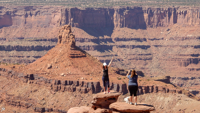 dans le Dead Horse Point State park, à Dead Horse Point Overlook