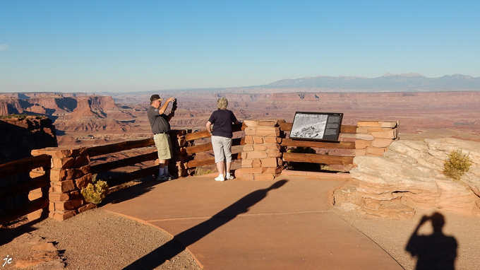 à Buck Canyon Overlook, le tablettographe