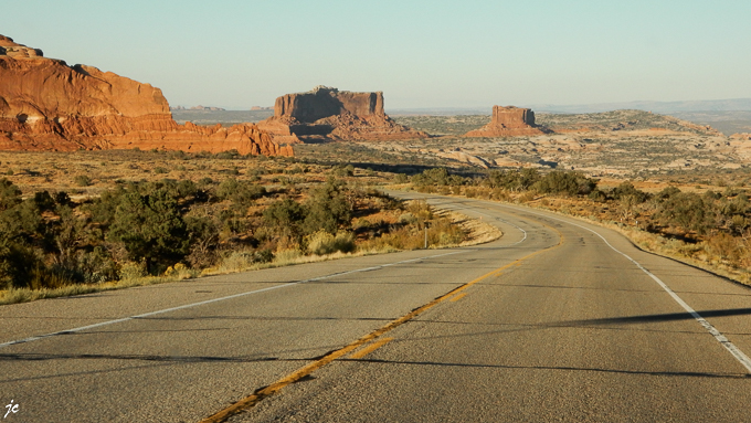 sur l'Utah 313 road