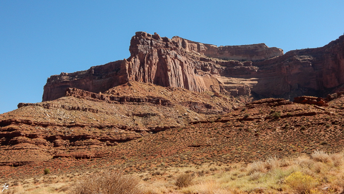 dans le canyon du Colorado sur la Shafer Canyon road