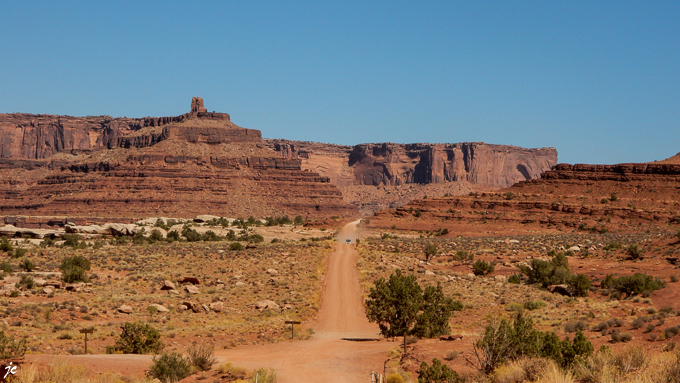dans le canyon du Colorado sur la Shafer Canyon road