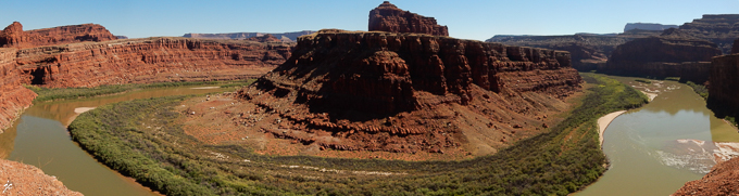 dans le canyon du Colorado sur la Potash road