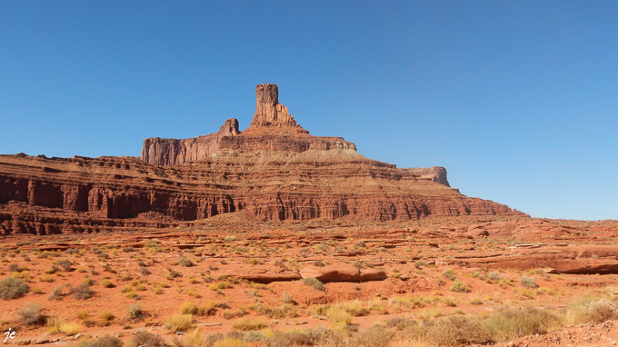 dans le canyon du Colorado sur la Potash road, le château