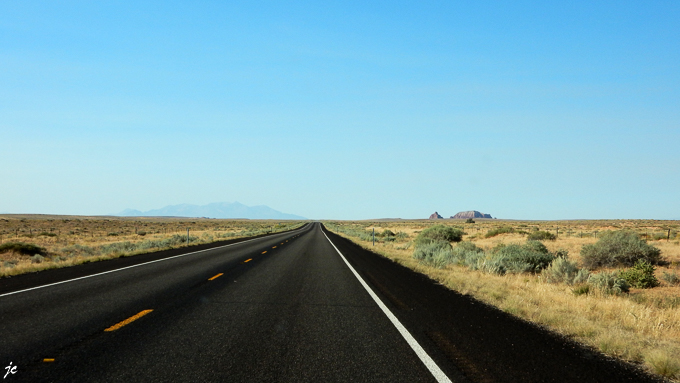 sur la State Route 24 (SR24) dans le comté d'Emery en Utah