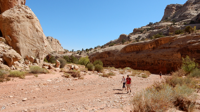 le Grand Wash dans le Capitol Reef National park