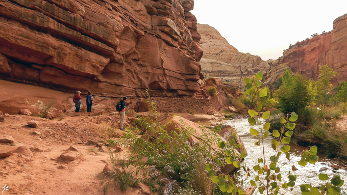 sur le Hickman Bridge trail