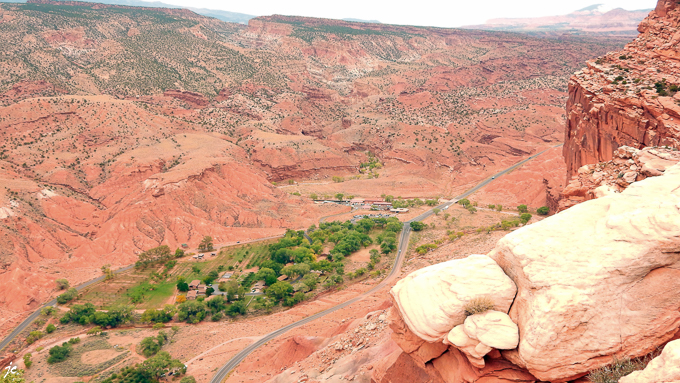 dans le Capitol Reef National park, le visitor center