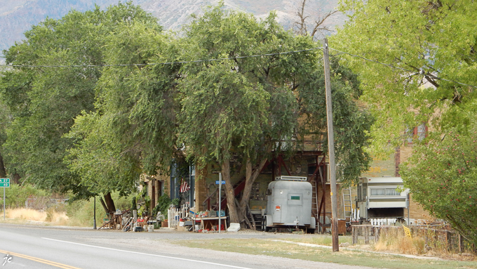 le brocanteur à Scipio sur la U.S. Route 50 (US-50) dans le comté de Millard en Utah