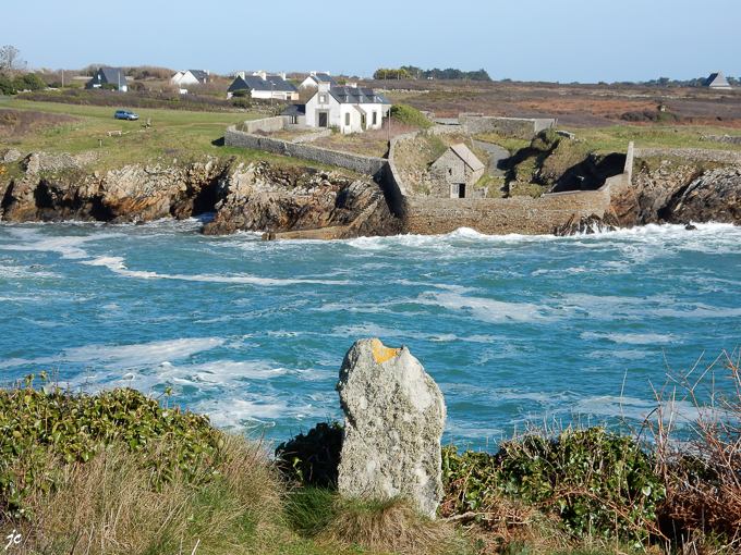 Porstarz balayé par les vagues
