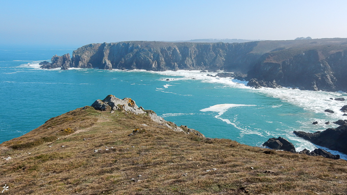 sur le GR 34, la pointe de Castel Meur