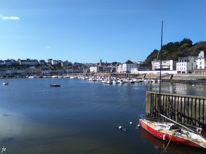 le port de Audierne sur le Goyen