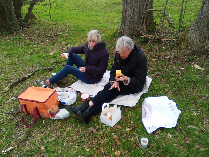 le pique nique comme dans le temps sans le confort moderne