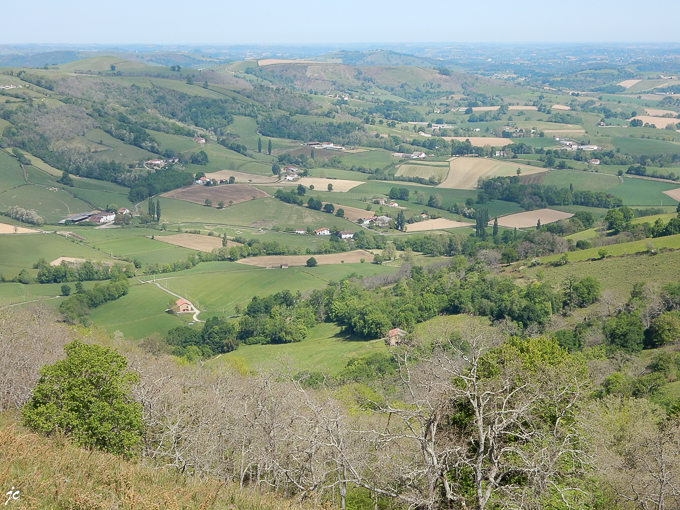 la vue sur Pagolle (64)