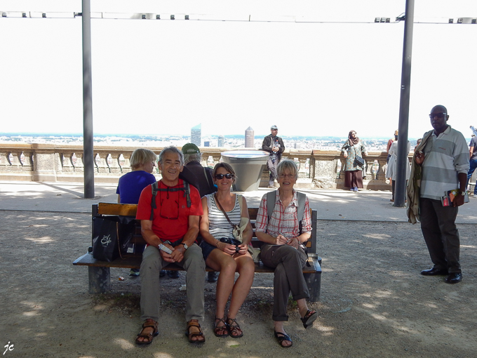 la famille Fluck à Fourvière