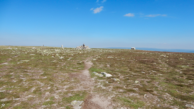 Simone au Sommet de Finiels