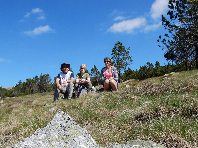 JC, Simone et Magali le pique nique