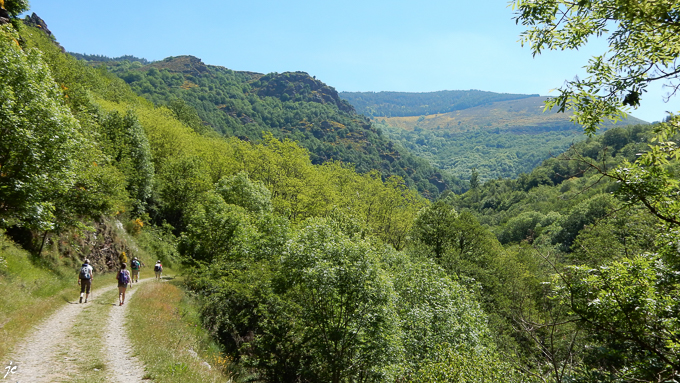 sur l'ancienne voie de chemin de fer Florac Alès