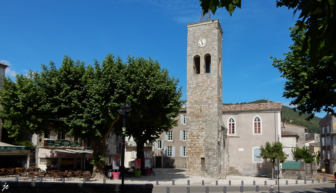 la tour de l'horloge de St Jean du Gard