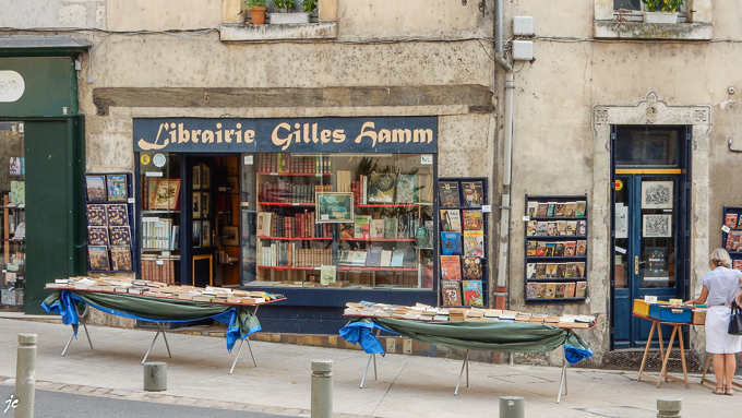 la librairie Gilles Hamm à La Charité sur Loire