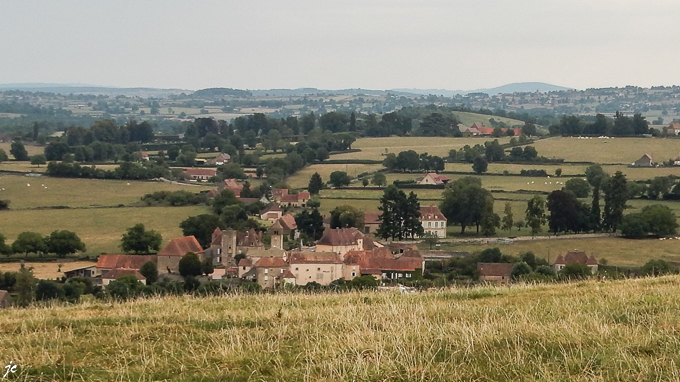 le village d'Oyé en Bourgogne